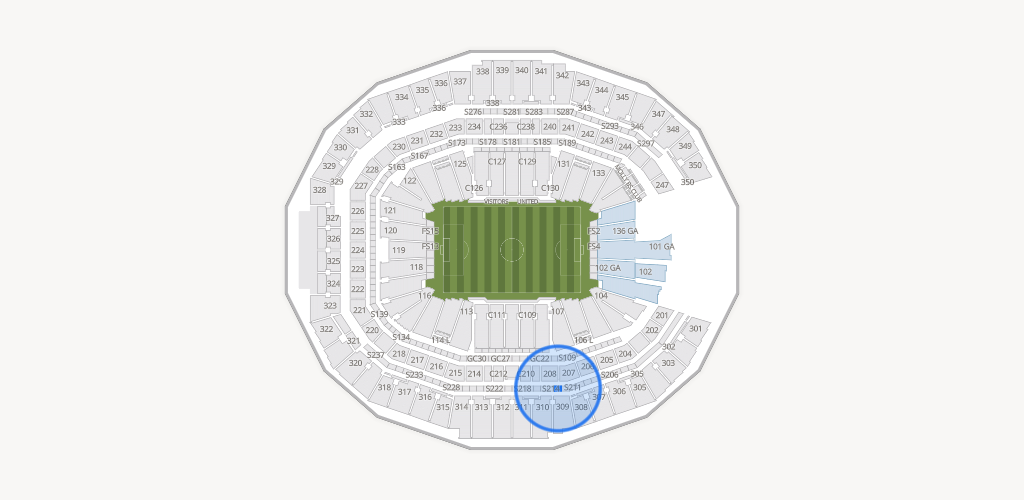 Mercedes-Benz Stadium Seating Chart
