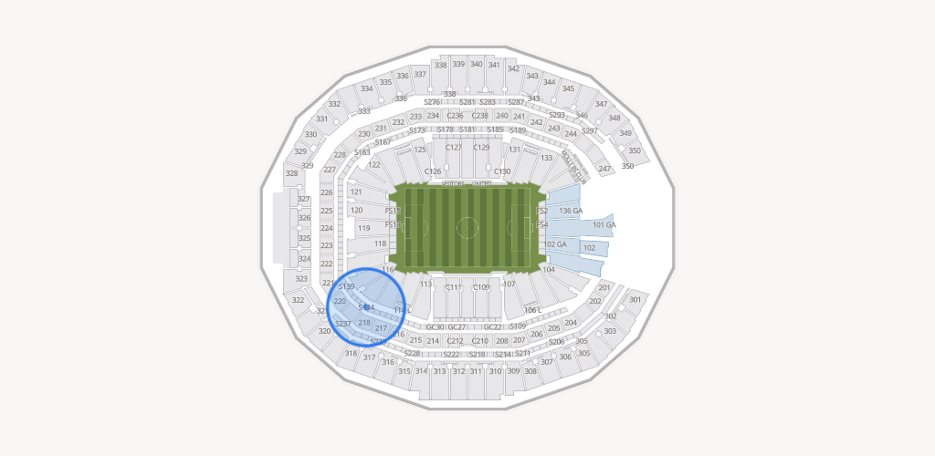 Mercedes-Benz Stadium Seating Chart