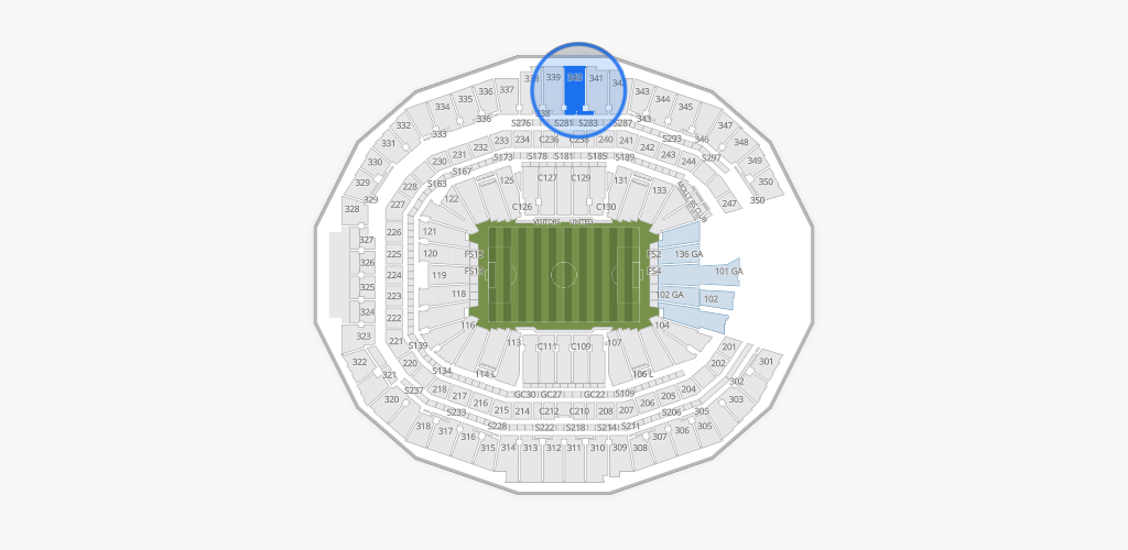 Mercedes-Benz Stadium Seating Chart