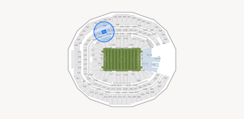 Mercedes-Benz Stadium Seating Chart
