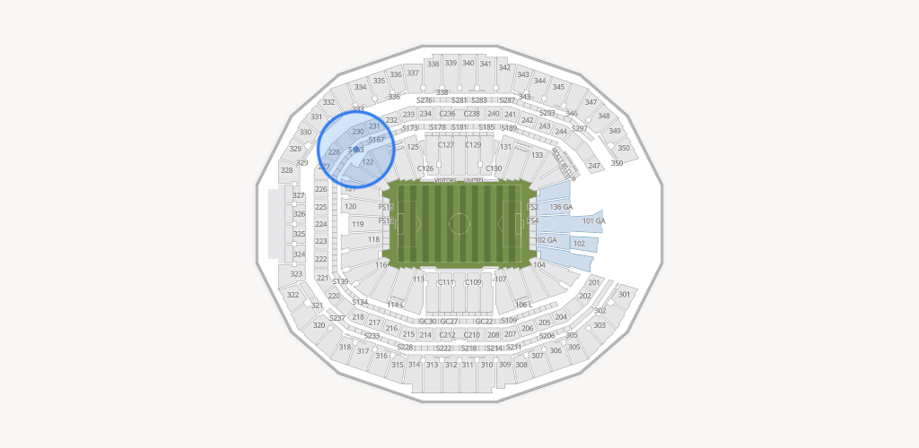Mercedes-Benz Stadium Seating Chart
