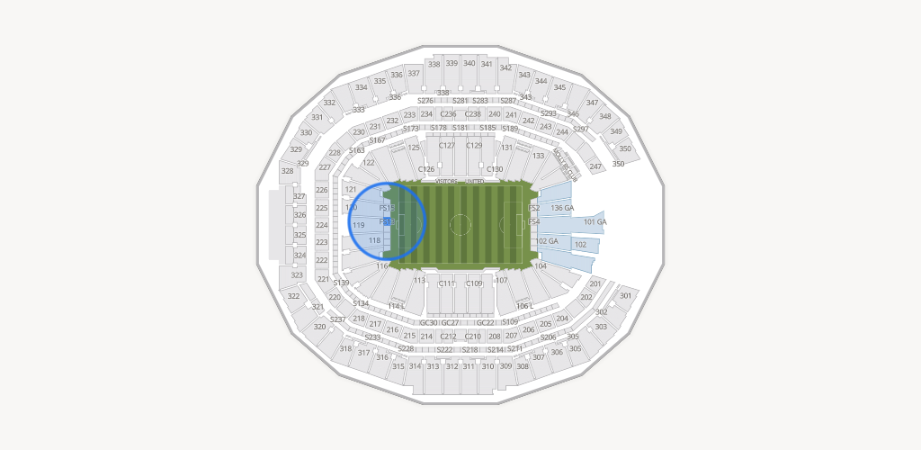 Mercedes-Benz Stadium Seating Chart
