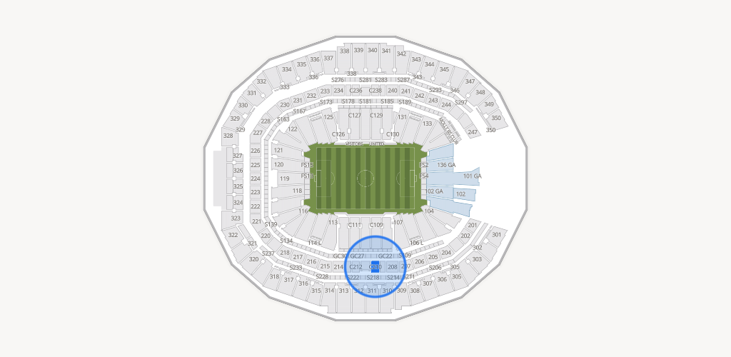 Mercedes-Benz Stadium Seating Chart
