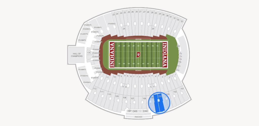 Merchants Bank Field at Memorial Stadium Seating Chart