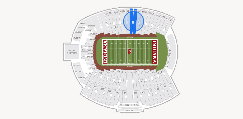 Merchants Bank Field at Memorial Stadium Seating Chart
