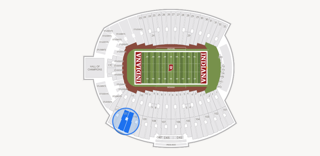 Merchants Bank Field at Memorial Stadium Seating Chart