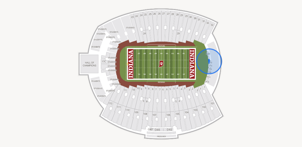 Merchants Bank Field at Memorial Stadium Seating Chart