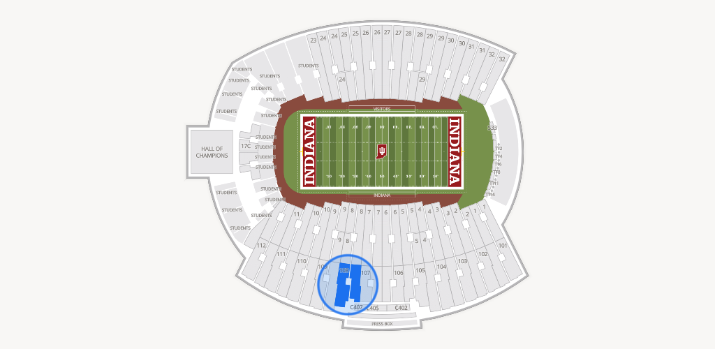 Merchants Bank Field at Memorial Stadium Seating Chart
