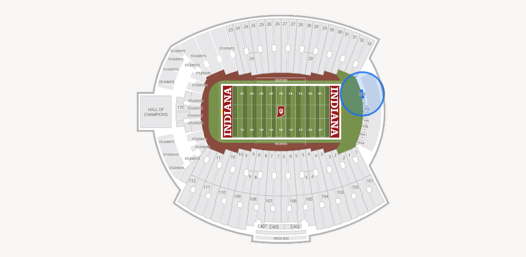 Merchants Bank Field at Memorial Stadium Seating Chart