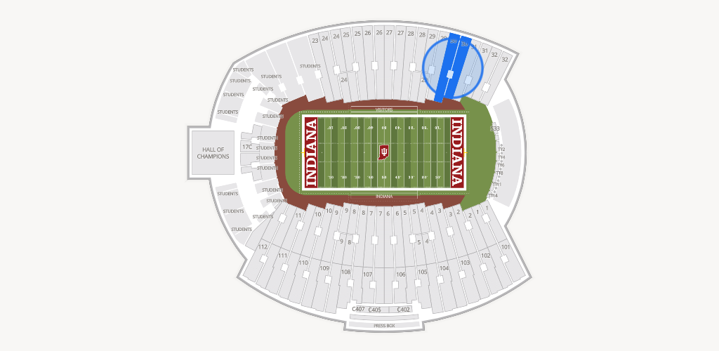 Merchants Bank Field at Memorial Stadium Seating Chart