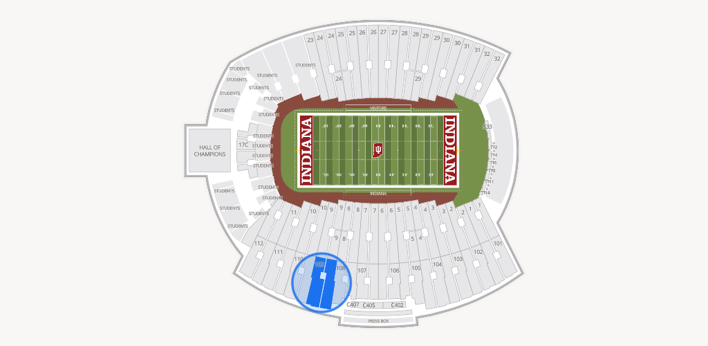Merchants Bank Field at Memorial Stadium Seating Chart
