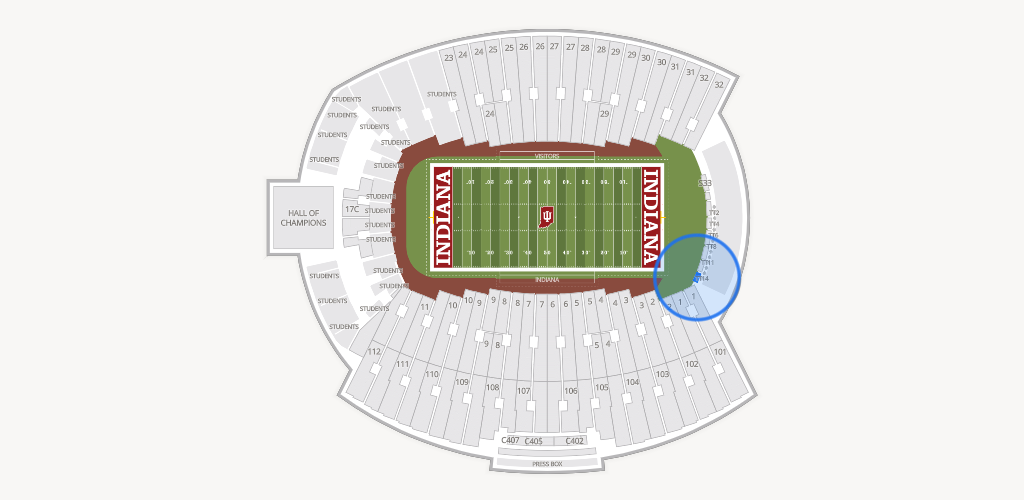 Merchants Bank Field at Memorial Stadium Seating Chart