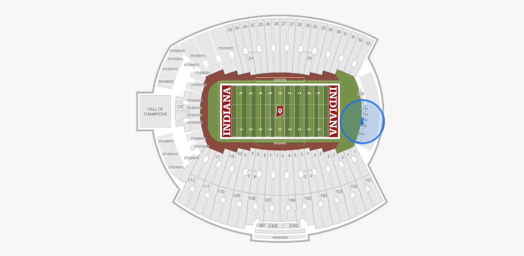 Merchants Bank Field at Memorial Stadium Seating Chart
