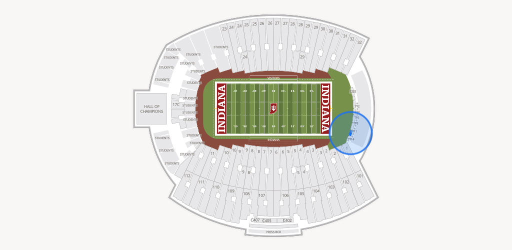 Merchants Bank Field at Memorial Stadium Seating Chart