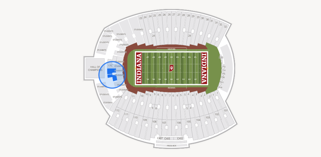 Merchants Bank Field at Memorial Stadium Seating Chart