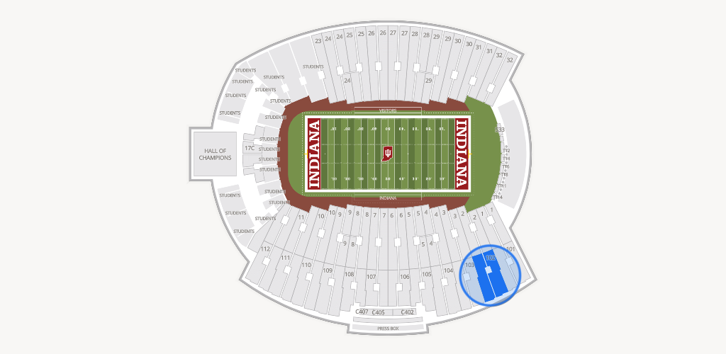 Merchants Bank Field at Memorial Stadium Seating Chart