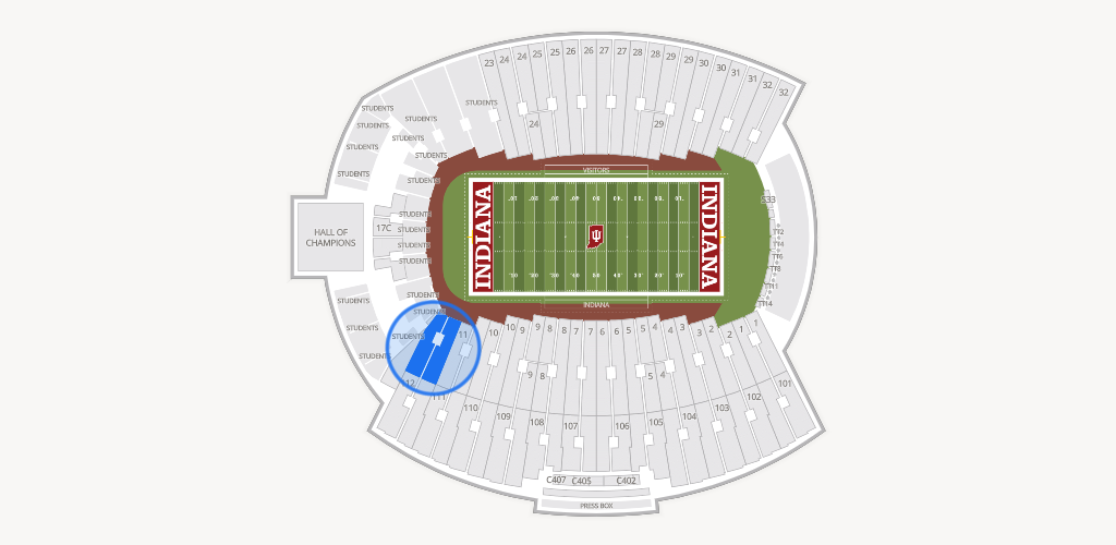 Merchants Bank Field at Memorial Stadium Seating Chart
