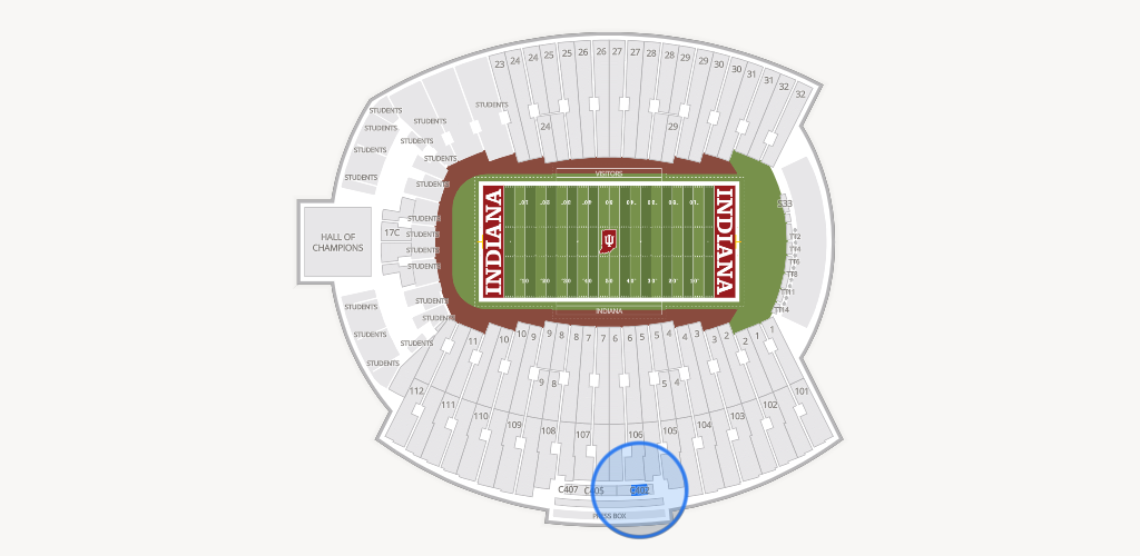 Merchants Bank Field at Memorial Stadium Seating Chart