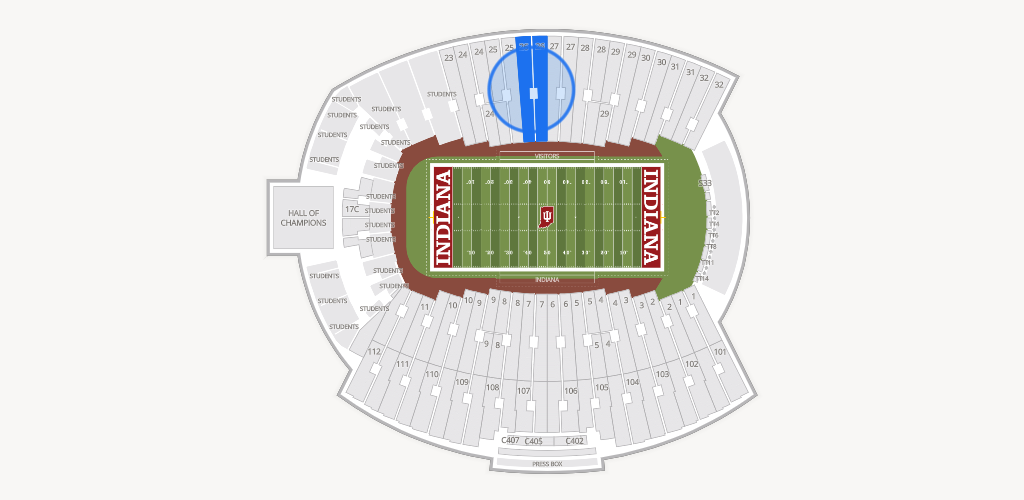Merchants Bank Field at Memorial Stadium Seating Chart