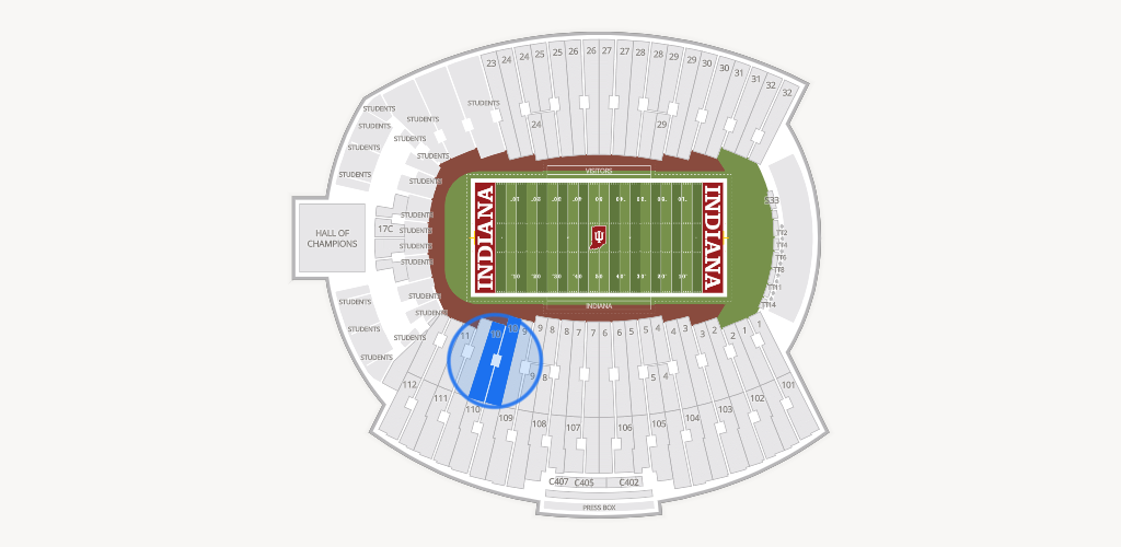 Merchants Bank Field at Memorial Stadium Seating Chart