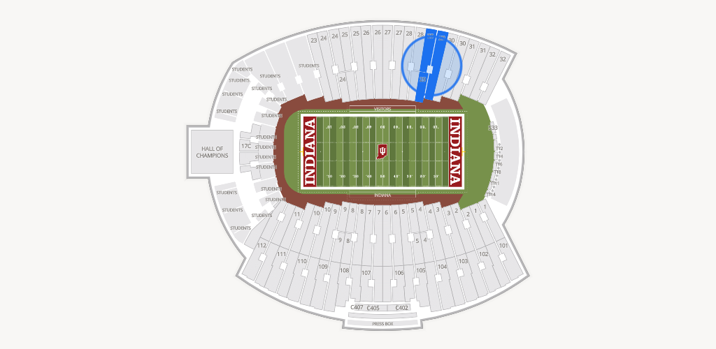 Merchants Bank Field at Memorial Stadium Seating Chart