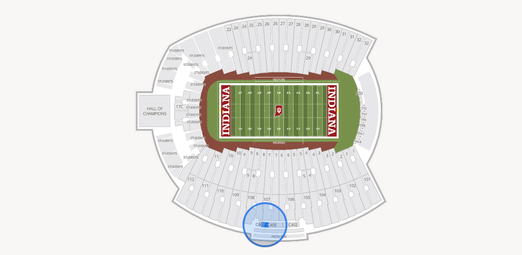 Merchants Bank Field at Memorial Stadium Seating Chart