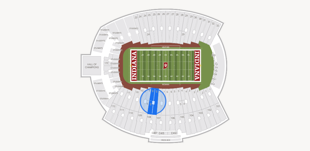 Merchants Bank Field at Memorial Stadium Seating Chart