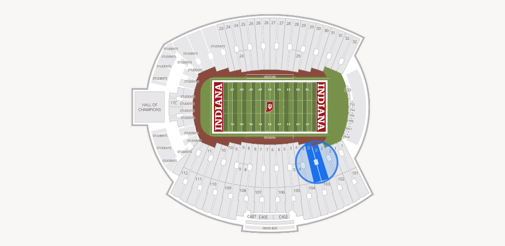 Merchants Bank Field at Memorial Stadium Seating Chart