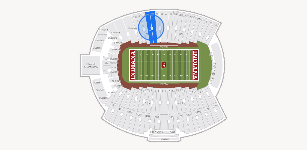 Merchants Bank Field at Memorial Stadium Seating Chart