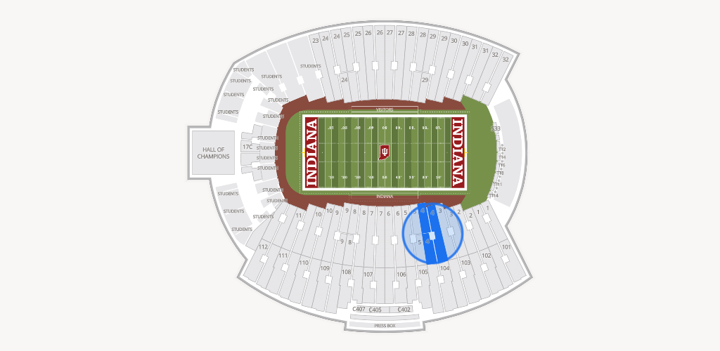 Merchants Bank Field at Memorial Stadium Seating Chart