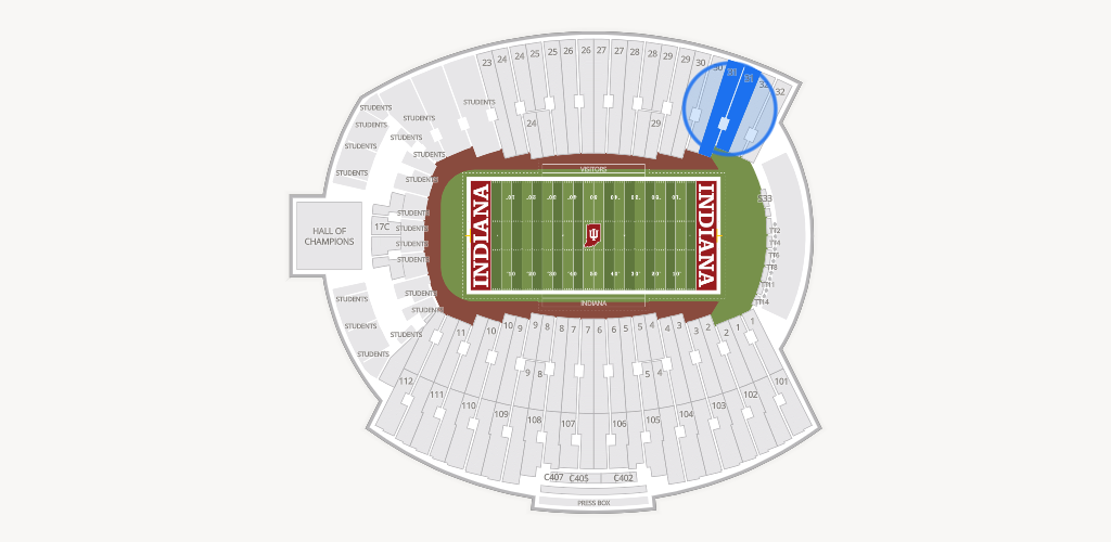 Merchants Bank Field at Memorial Stadium Seating Chart