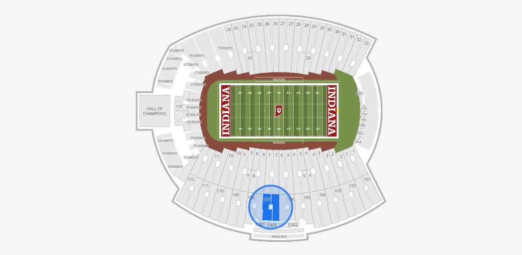 Merchants Bank Field at Memorial Stadium Seating Chart