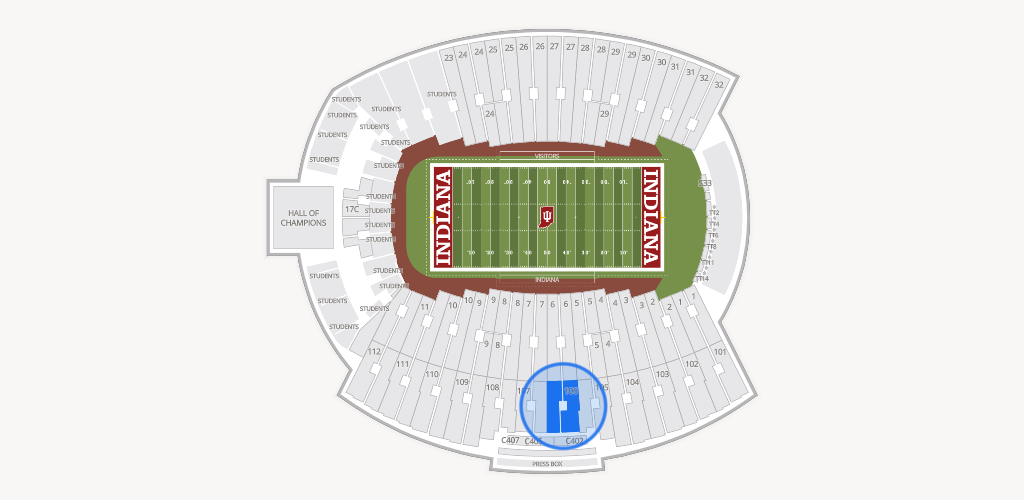 Merchants Bank Field at Memorial Stadium Seating Chart