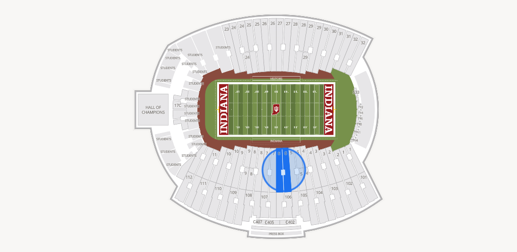Merchants Bank Field at Memorial Stadium Seating Chart