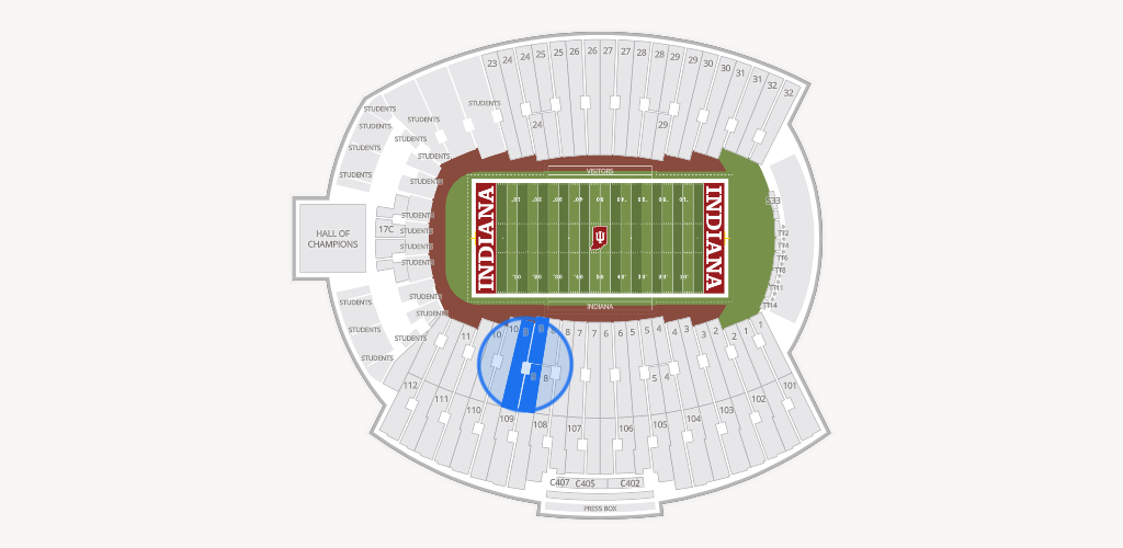 Merchants Bank Field at Memorial Stadium Seating Chart