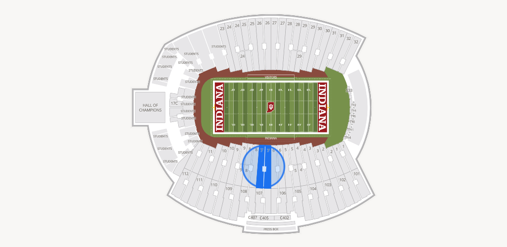 Merchants Bank Field at Memorial Stadium Seating Chart