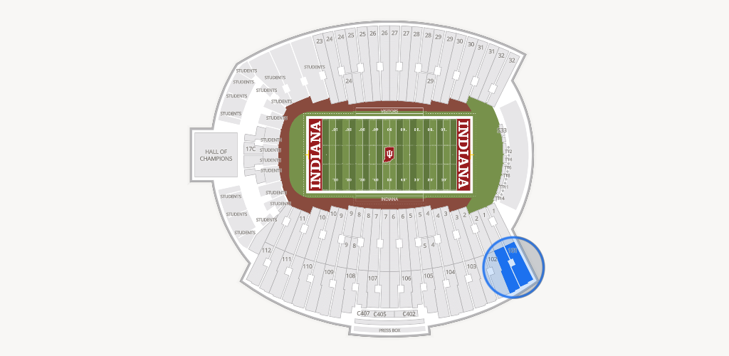 Merchants Bank Field at Memorial Stadium Seating Chart