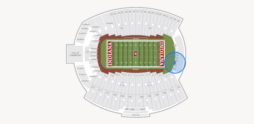 Merchants Bank Field at Memorial Stadium Seating Chart