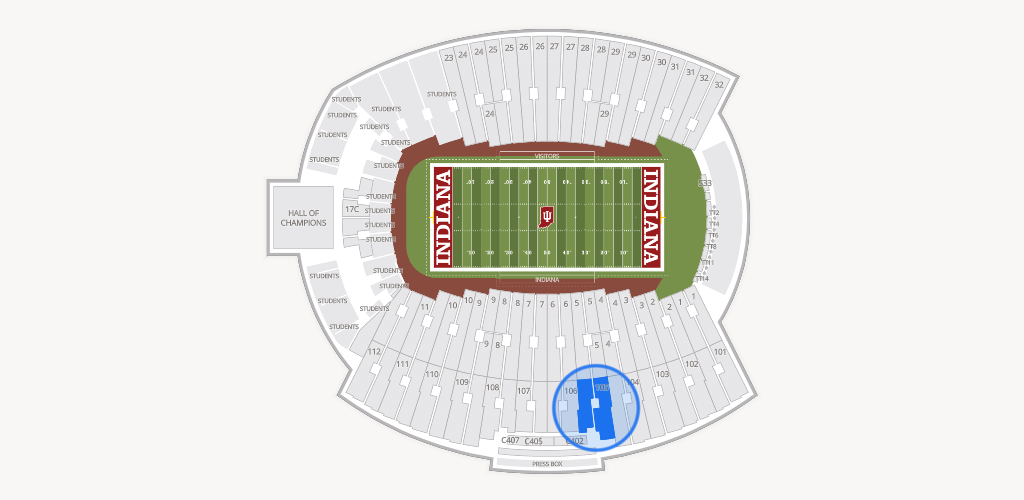 Merchants Bank Field at Memorial Stadium Seating Chart