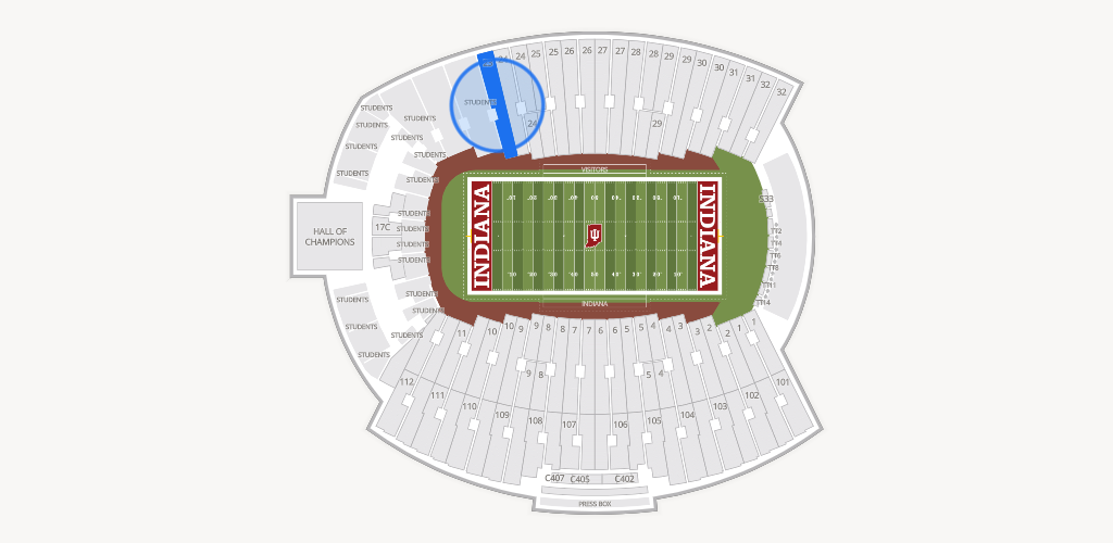 Merchants Bank Field at Memorial Stadium Seating Chart