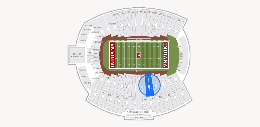 Merchants Bank Field at Memorial Stadium Seating Chart