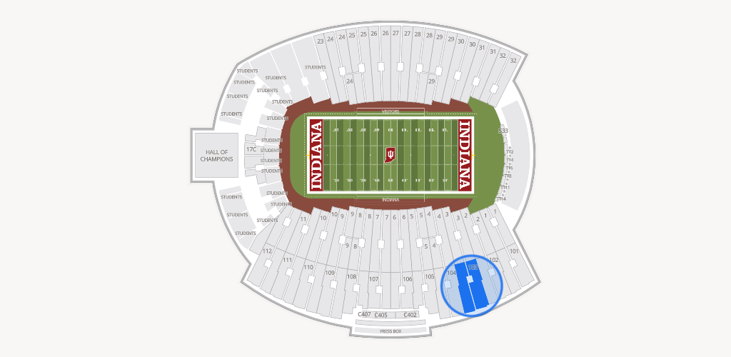 Merchants Bank Field at Memorial Stadium Seating Chart