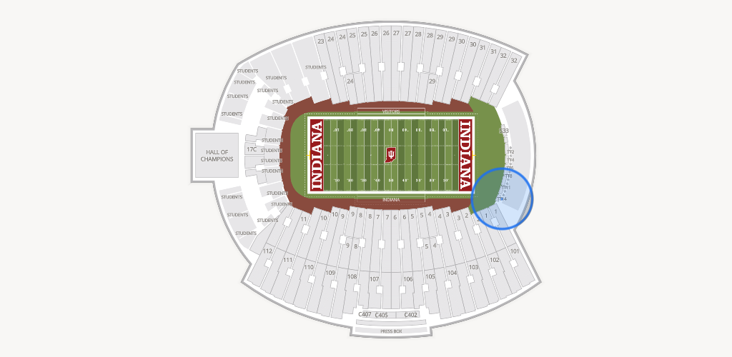 Merchants Bank Field at Memorial Stadium Seating Chart