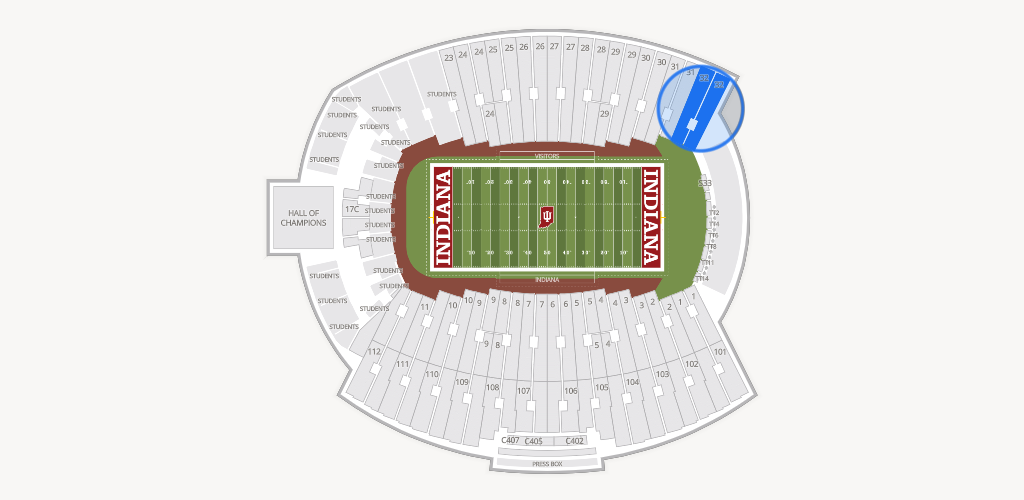 Merchants Bank Field at Memorial Stadium Seating Chart
