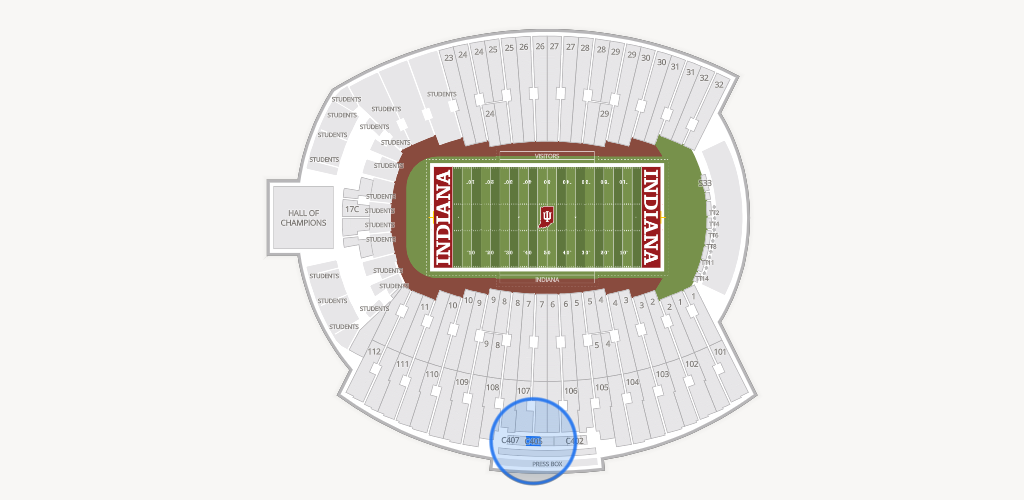 Merchants Bank Field at Memorial Stadium Seating Chart