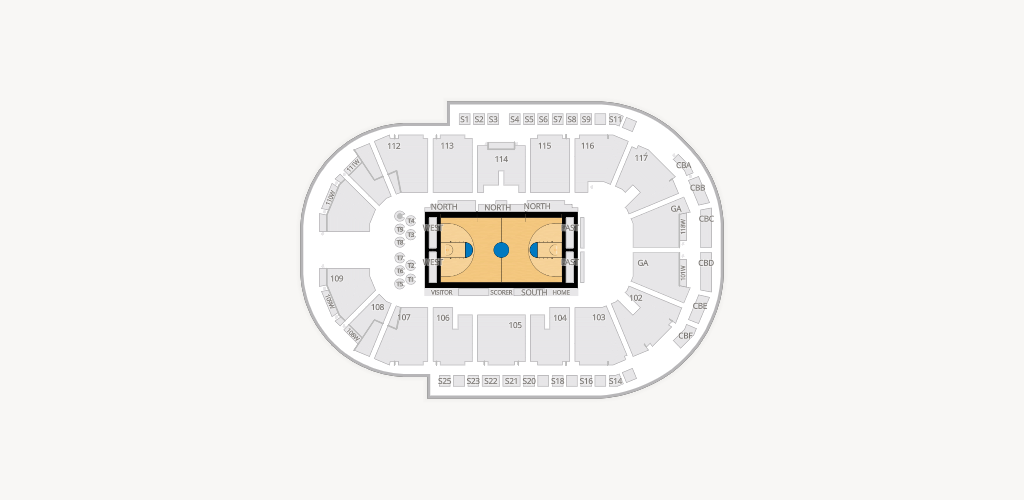 Meridian Centre Seating Chart