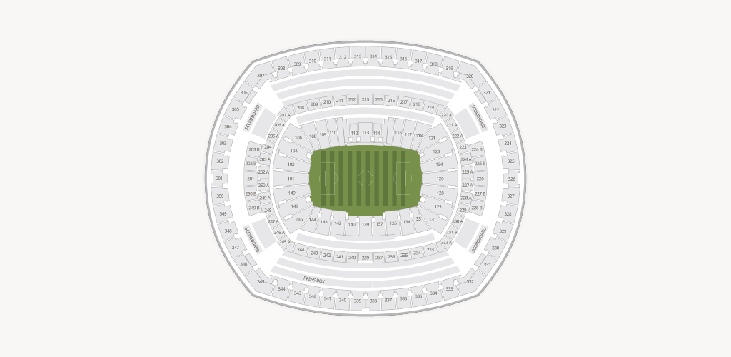 MetLife Stadium Seating Chart
