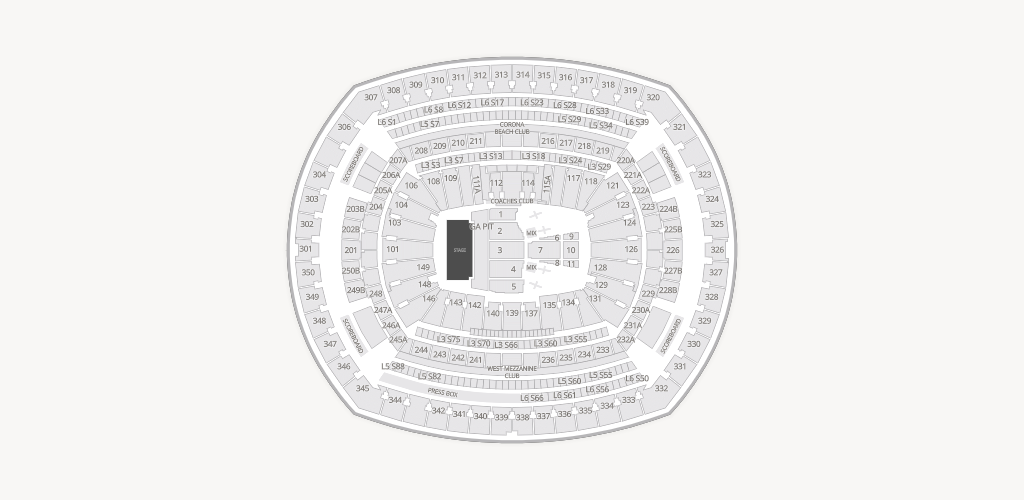 MetLife Stadium Seating Chart