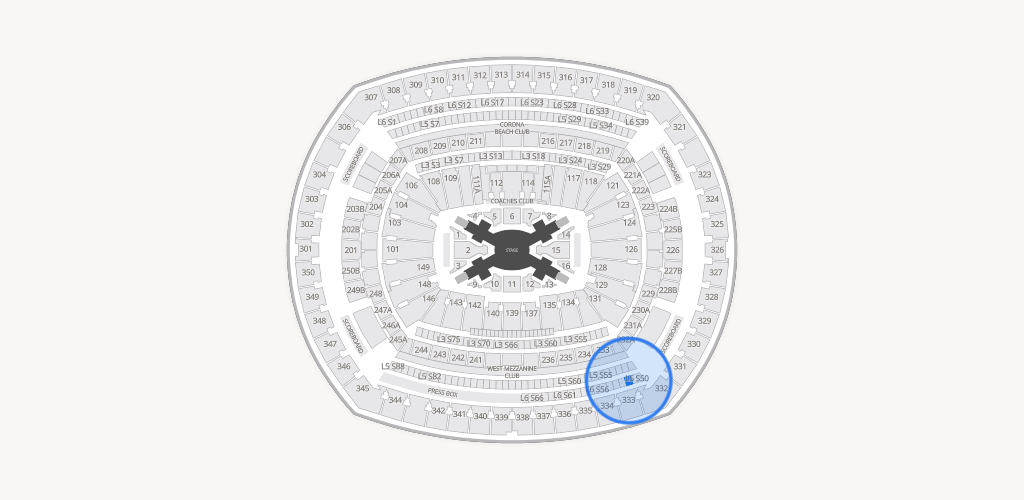 MetLife Stadium Seating Chart