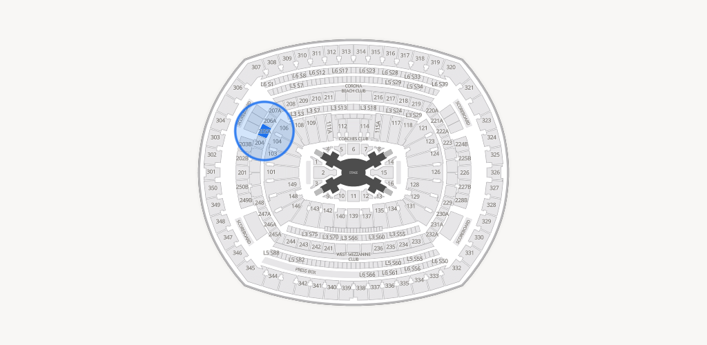 MetLife Stadium Seating Chart